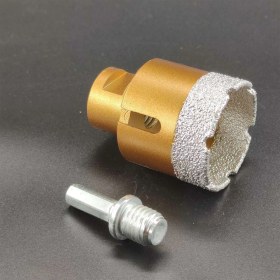 Resim Özgürce 45 mm Granit ve Mermer Delme Panç Karot Açma Aracı 