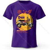 Resim Bolf Retro Bisiklet Sanat Tişört %100 Premium Pamuk Slim Fit El Boyalı Motosiklet Baskılı Tişört - Sürüş Tutkunları İçinmor 