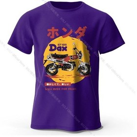 Resim Bolf Retro Bisiklet Sanat Tişört %100 Premium Pamuk Slim Fit El Boyalı Motosiklet Baskılı Tişört - Sürüş Tutkunları İçinmor 