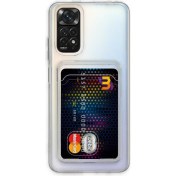 Resim Happycase Xiaomi Redmi Note 11 Kılıf Kart Şeffaf Silikon - Şeffaf 