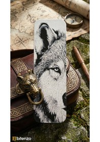 Resim Kurt Figürlü Portre Tasarım Kabartma Dokulu Kitap Ayracı - Modern Kitap Aksesuarı 