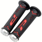 Resim Hightower Kırmızı 22mm 24mm Universal Yamaha Ktm Motosiklet Bisiklet Kaymaz Rubber Gidon 