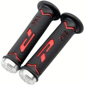 Resim Hightower Kırmızı 22mm 24mm Universal Yamaha Ktm Motosiklet Bisiklet Kaymaz Rubber Gidon 