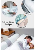 Resim Wellgro 140 Cm Sünger Yatak Bariyeri, Çocuk Yatak Kenar Korkuluğu 