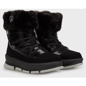 Resim BUCK1083 EGO WP Kadın Siyah Kar Botu Siyah 