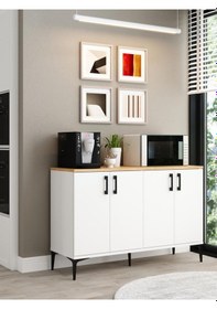 Resim Kuzeylife Siena Kahve Köşesi Beyaz 