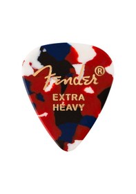 Resim Fender 1980351250 Classic Celluloid Confetti 351 Shape Extra Heavy Gitar Penası 12'li Renkli Konfeti Desen Ekstra Sert Yapı İle Güçlü Vuruşlar 
