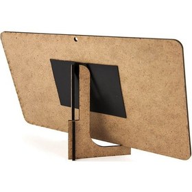 Resim Isme Özel Masaüstü Özellikli Ayetli Ahşap Magnet 