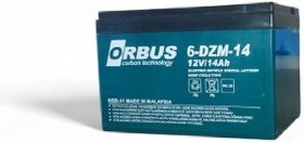 Resim ORBUS 12V 14Amper (12v 14Ah) 4'LÜ PAKET Deep Cycle - Derin Döngülü Elekrikli Bisiklet AKÜ (E-Bike) Aküsü Ebatlar: 150x97x95 