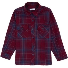 Resim U.s. Polo Assn. Kız Çocuk Kırmızı Gömlek Desenli 50297470-vr030 Kırmızı 