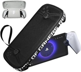 Resim sarlar Hard Carrying Case for Playstation VR Remote Player Gaming Handheld and Accessories, Large Capacity PS VR Case for Travel and Home Storage, Standard Case for Nintendo Switch (Black) 