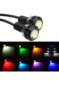 Resim Kartal Göz Led Beyaz Ayna Altı Araç Far Led Projektör Sis Farı N11.1537 