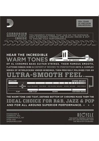 Resim D'addario Ecb81 Chromes Bas Gitar Teli 45-100 