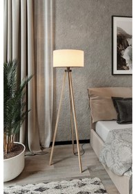 Resim Lambader Kumaş Bej Kahve Ayak Tripod Ly519 