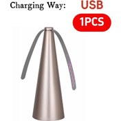 Resim Goldenqian 1/2 Adet Sinek Kovucu Otomatik Fan Sinek Fanları Haşere Kovucu Masa Fanı Pil/usb Powered Böcek Kovucu Sinekleri Uzak Tutmak Usb Gold 1pcs 