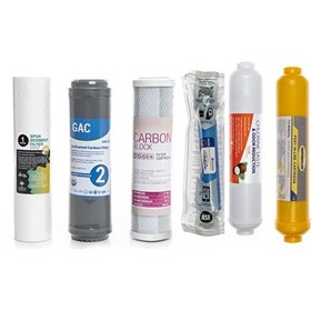 Resim Sulook Açık Kasa Su Arıtma Cihazlarına Uyumlu 6'lı Filtre Seti LG Membranlı 
