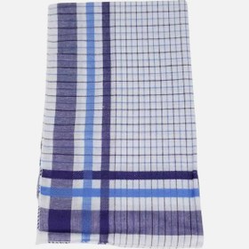 Resim Socksturka 2'li Pamuklu Erkek Mendil - Mavi-Kareli / Standart 