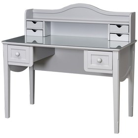 Resim Meltem Classy Gri Genç Odası Çalışma Masası 