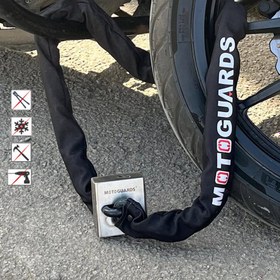Resim Motoguards Armoled Zırhlı Kilit ve 150cm Zincir MA-13 