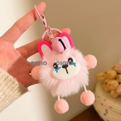 Resim Silver1 Peluş Kolye Sevimli Iyi Şanslar Bebek Oyuncak Anahtarlık Bebek Makine Bebek Süper Sevimli (Yurt Dışından) 