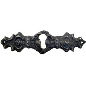 Resim Antika Tarz Dekoratif Pirinç Anahtar Ağızlığı - 28x104mm, Oksit Diğer 