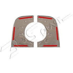 Resim Volkswagen Crafter Uyumlu 2006-2016 Krom Arka Amblem Çerçevesi 2 Parça Paslanmaz Çelik 