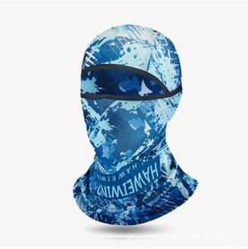 Resim Buz İpek Güneş Koruyucu Maske Erkek Kafa Maskesi Tam Yüz - Gök Ma 