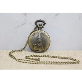 Resim Galata Kulesi Tasarımı Köstekli Saat Alk4383 - 9019628306914ynt ÇOk Renkli 