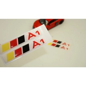 Resim DK Tuning Audi A1 Logo Motor Kapağı Damla Silikon Plaka Logo Arma Amblem Yeni Stil 