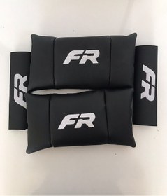 Resim Yeni Leon Fr Nakışlı Deri 1Çift Boyun Yastık Ve 1Çift Kemer Pedi (510798684) 