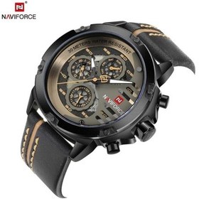 Resim Naviforce Deri Kordon İç Fonksiyonları Aktif Dijital/analog Erkek Kol Saati E.nvf.k.002 