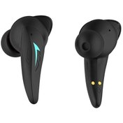 Resim RAMPAGE Clutch T01 Siyah 4 Mikrofonlu ENC+ANC Oyuncu Bluetooth V5.3 TWS Gerçek Kablosuz Kulaklık 