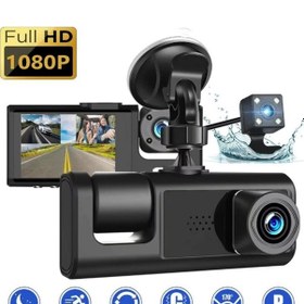 Resim S-1 1080p Araç İçi Kamera 3 Kameralı Ön Görüş - Geri Görüş - İç Görüş Gece Görüşlü 