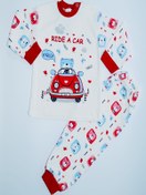 Resim Babyroom Erkek Bebek Kırmızı Pijama Takımı 