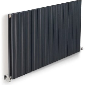 Resim Hammam 600 x 1035 MM Amber Yatay Antrasit Alüminyum Radyatör Standart Bağlantı 