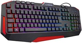 Resim Rampage KB-RX7 ALPOR PRO Siyah USB RGB Aydınlatmalı Q Gaming Oyuncu Klavyesi 