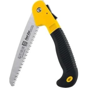 Resim Katlanır Budama Testeresi 180 Mm, Yüksek Karbonlu Çelikten Imal Edilmiş, Taşlanmış Krom Kaplı Yüzey 
