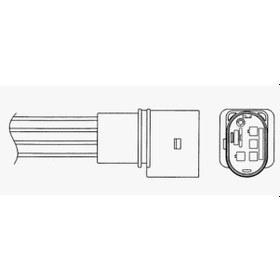 Resim NGK 1774 (LZA11-V2) Oksijen Sensoru Lza11-V2 (Lamda Sensoru) ( Vw: Polo Hb 1.4 16V Bby-Bbz Motorlar ) 036906262G LZA11V2 (WP568656) 