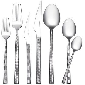 Resim Korkmaz Destina 84 Parça Çatal Kaşık Bıçak Seti A2146 Gri 