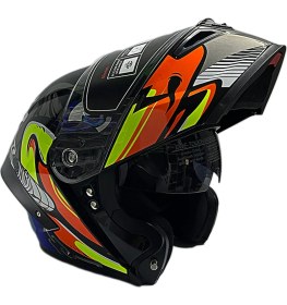 Resim Wosen Çene Açılır Kask WS-202 B1 Siyah 