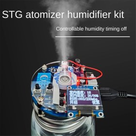 Resim Dıy Mist Yapıcı ve Sürücü Kiti USB Nemlendirici Devre Kart Stg Atomizer Kontrol Edilebilir Nem Zamanlaması Dıy Kaynak Parçaları (Yurt Dışından) 