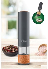 Resim Kiwi Kspg-4813 Kahve Ve Baharat Öğütücü Gri Siyah 