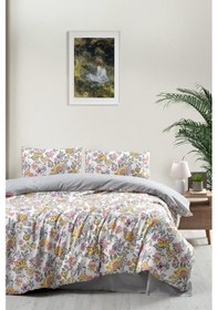 Resim Flora Tek Kişilik Nevresim Takımı Çok Renkli 