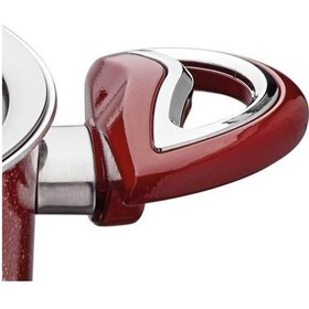 Resim Taç Granit Basık Teflon Pilav Tenceresi 22 CM 