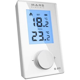 Resim Mars S20 Kablosuz Dijital Programlanabilir Oda Termostatı 