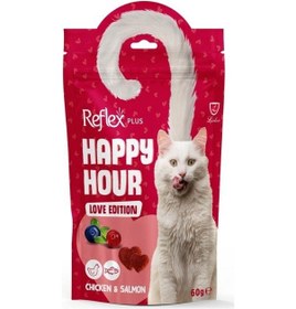 Resim Reflex Plus Happy Hour Love Edition Kedi Ödül Maması 60 Gr 