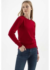 Resim Fashion Friends Kadın Bisiklet Yaka Kazak 23k0245k1 Bordo 