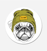Resim CarMagnet French Bulldog - Esnek Ve Evrensel Mıknatıslı Tak-çıkar Aksesuar 
