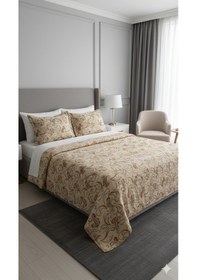 Resim Rüya Tek Kişilik Pike Yatak Örtüsü Nevada Çok Renkli 