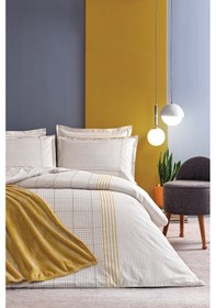 Resim Puffy Klesti Tek Kişilik Battaniyeli Nevresim Takımı - Gri 